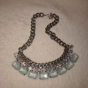 Blue chunky necklace